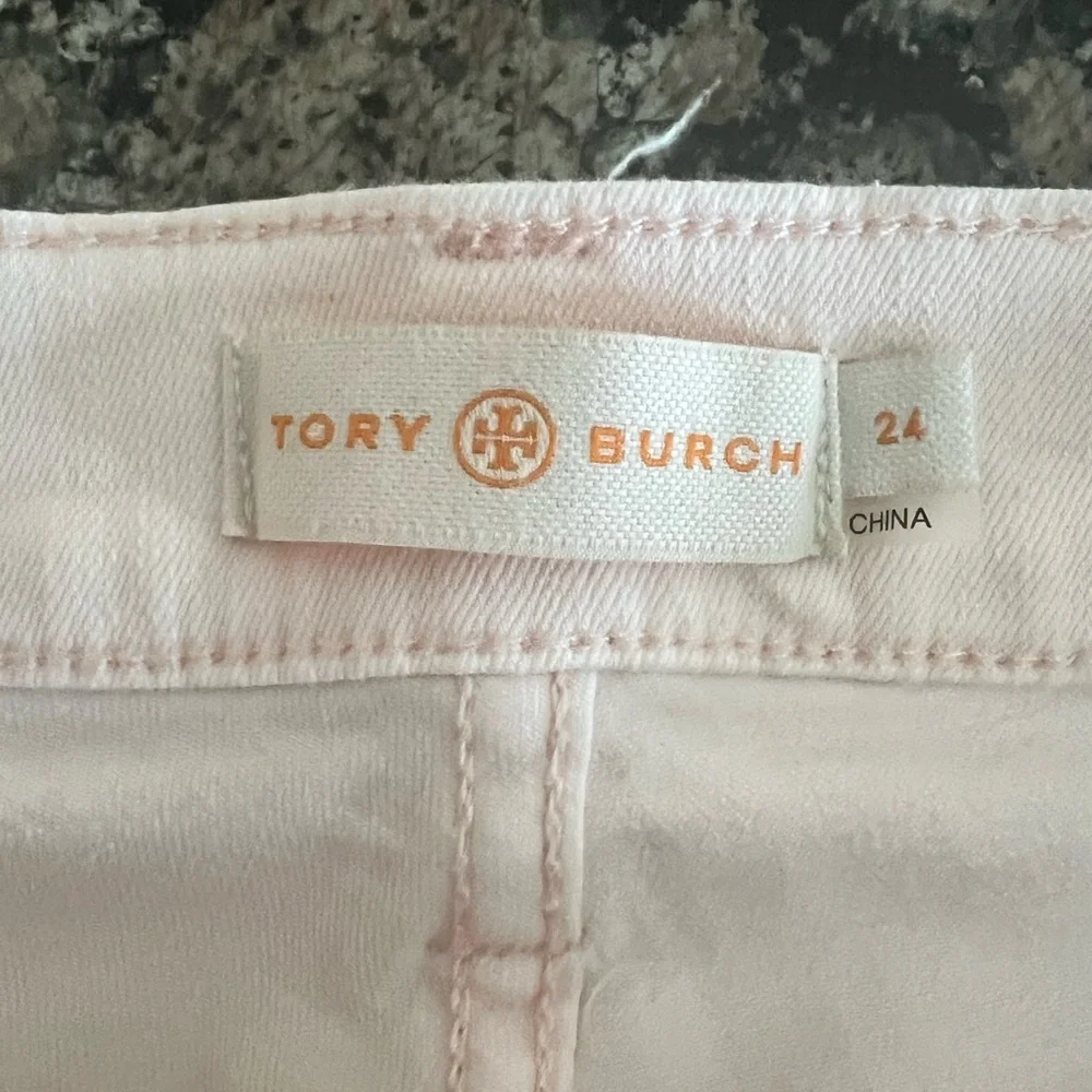 Tory Burch Women's Jeans in light pink color